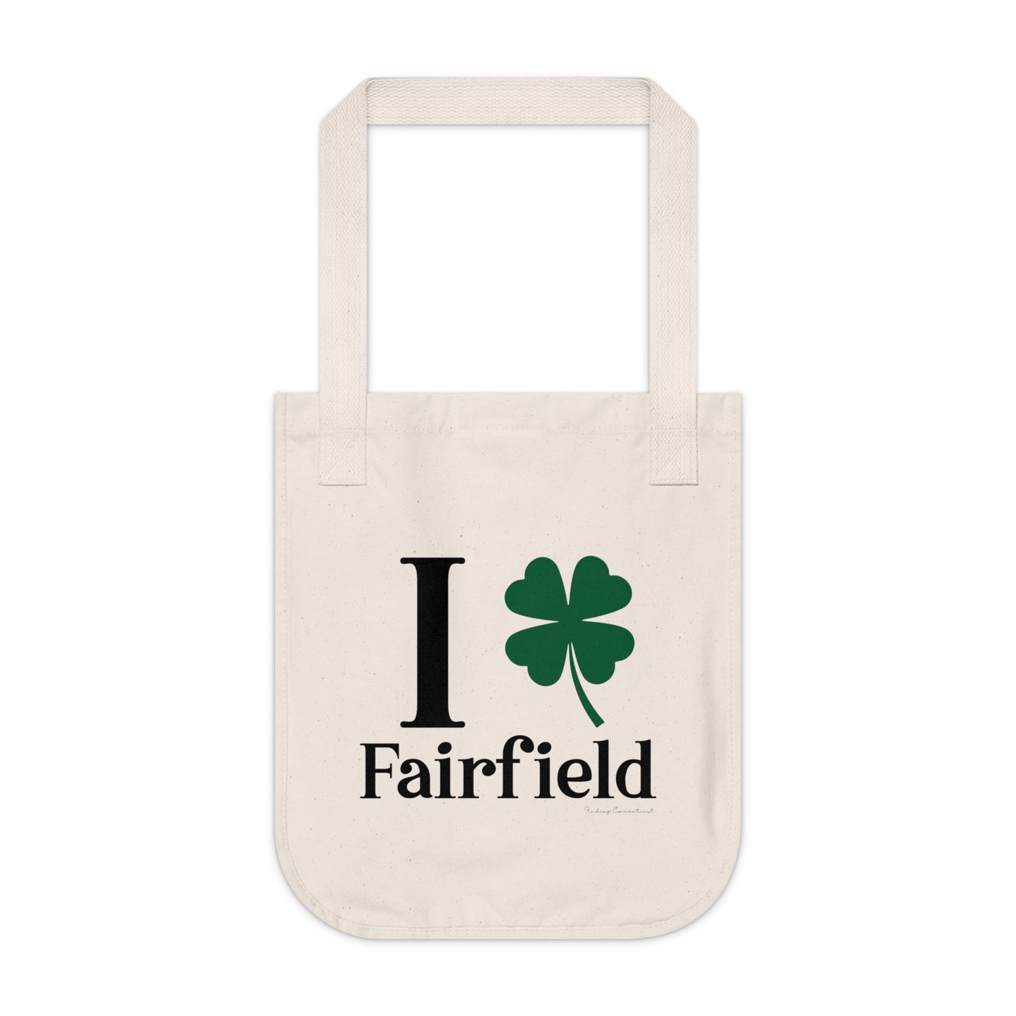 I Clover Fairfield Organic Canvas Tote Bag