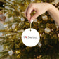 I Heart Darien. Glass Ornaments