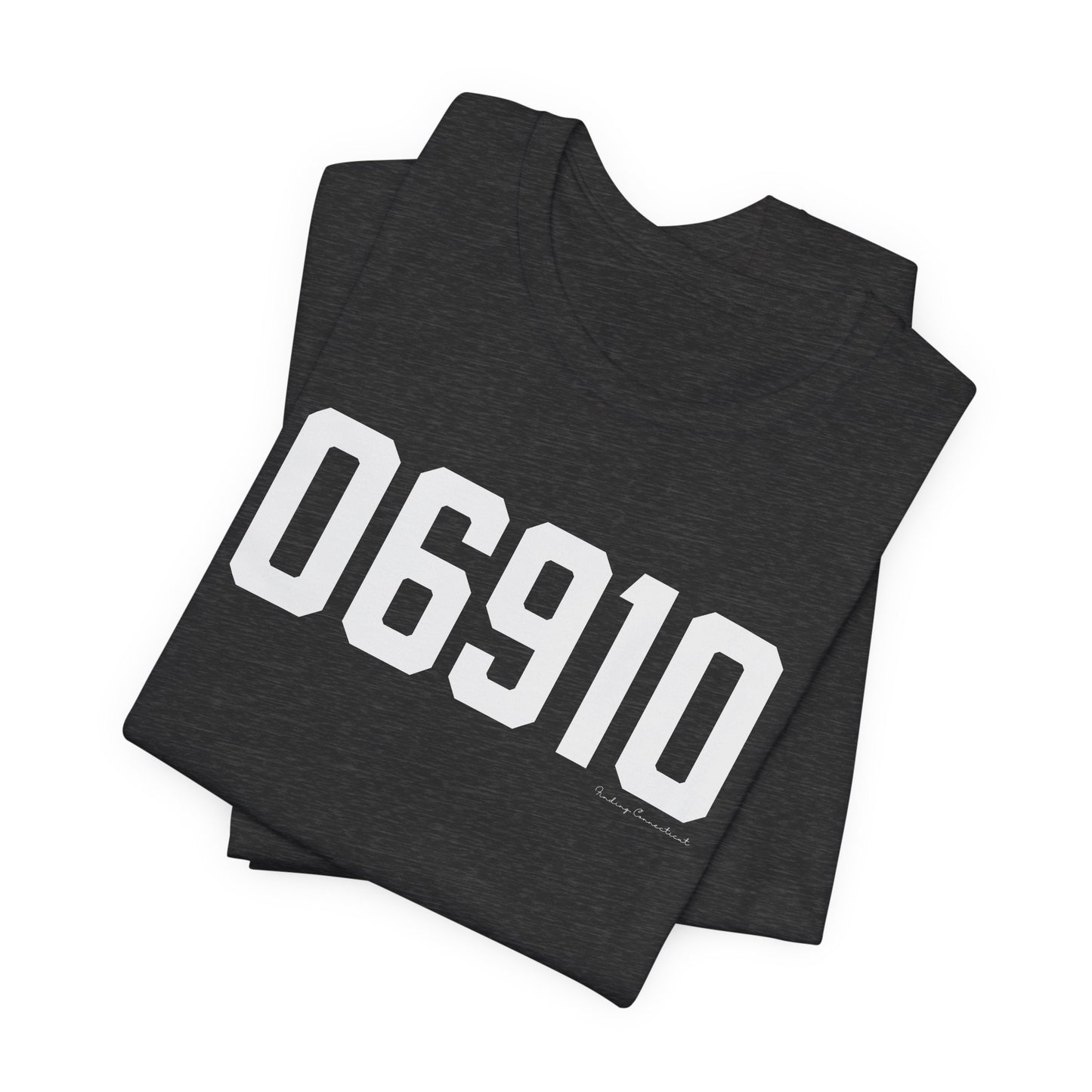 06910 Stamford CT Zip Code Unisex Jersey Short Sleeve T-Shirt