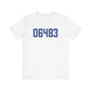 06483 Seymour Connecticut Zip Code Unisex Short Sleeve T-Shirt