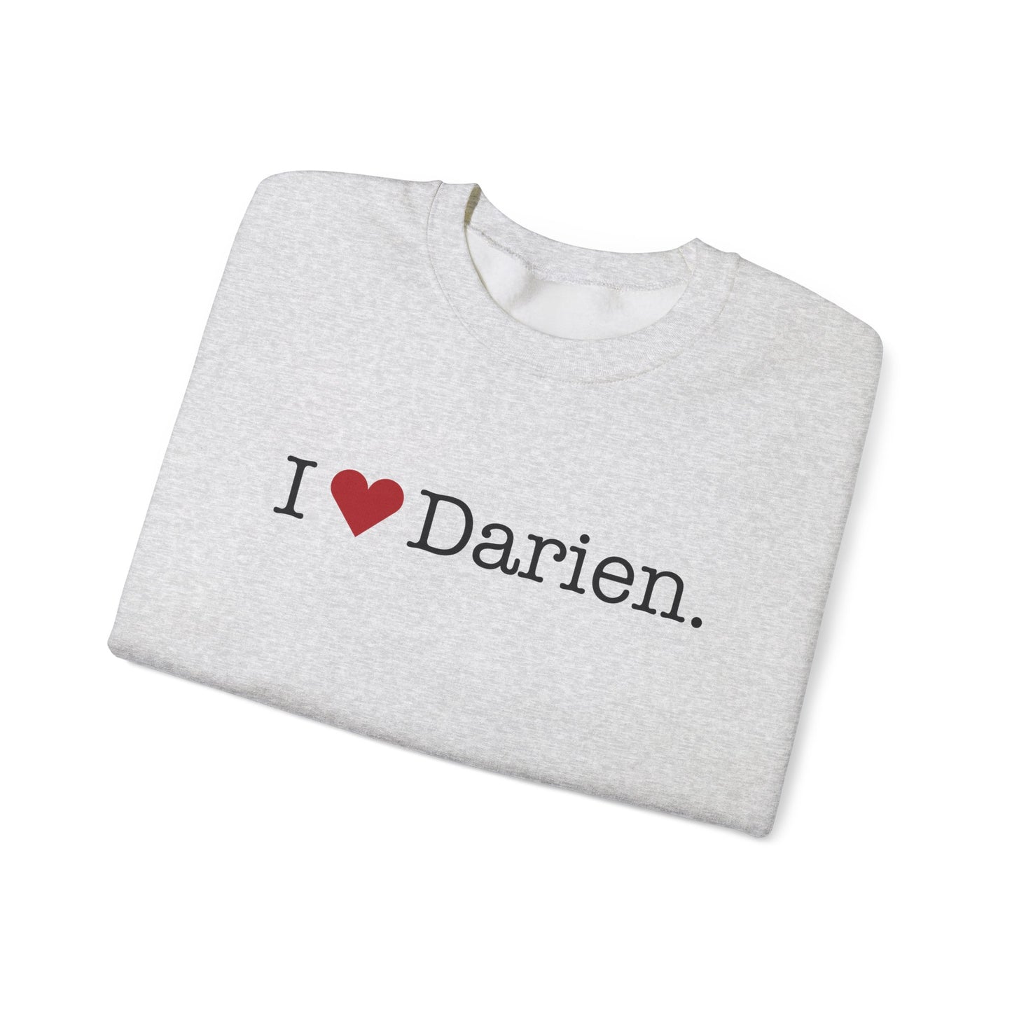I Heart Darien. Unisex Heavy Blend™ Crewneck Sweatshirt