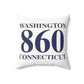 Washington 860 Connecticut Polyester Square Pillow