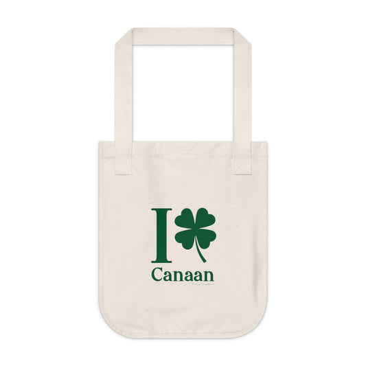 I Clover Canaan Organic Canvas Tote Bag