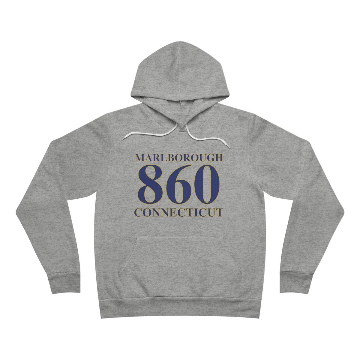 Marlborough 860 Connecticut Unisex Sponge Fleece Pullover Hoodie