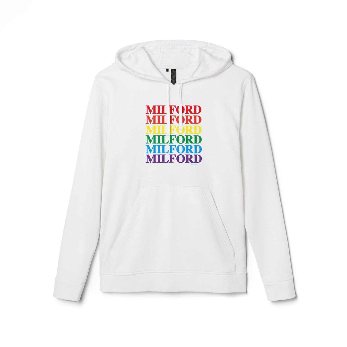 Milford Pride adidas Unisex Fleece Hoodie