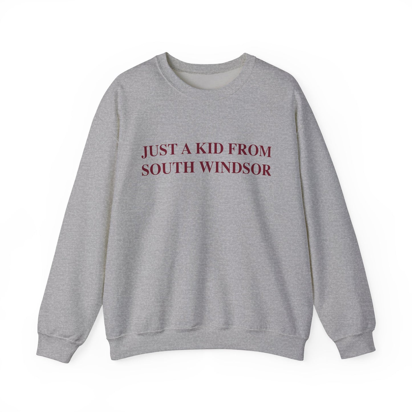 Just a kid from South Windsor Unisex Heavy Blend™ Crewneck Sweatshirt