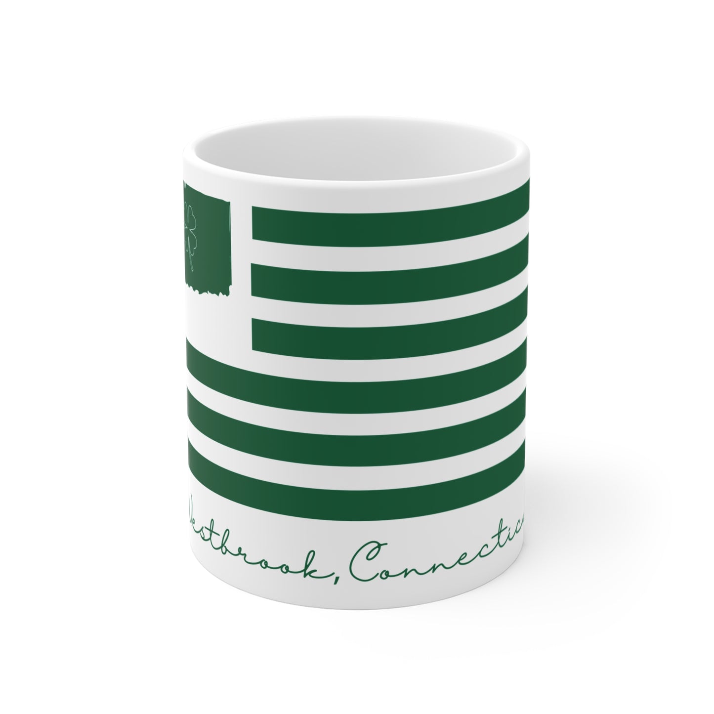 Westbrook Connecticut St. Patrick’s Day Flag Mug 11oz
