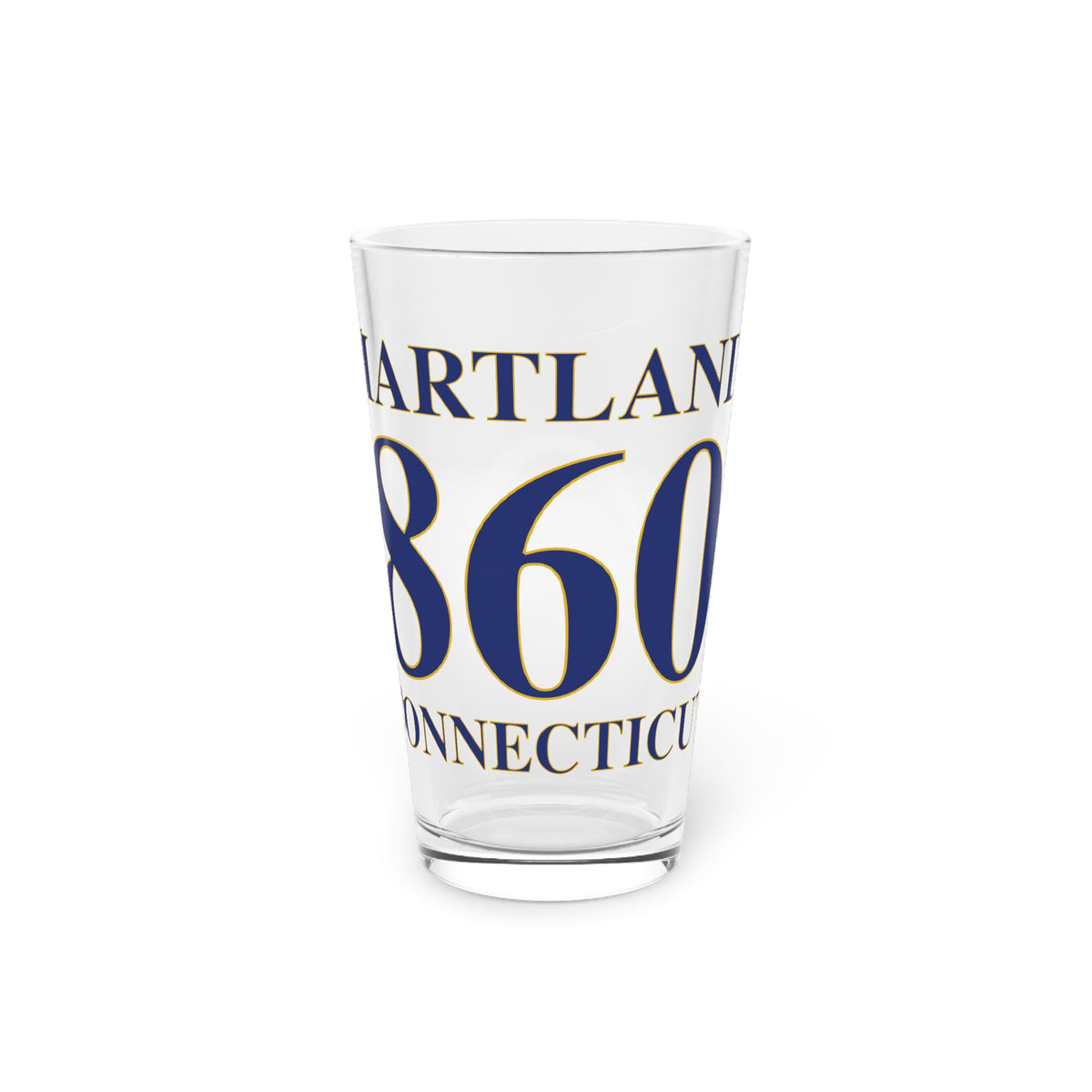 Hartland 860 Connecticut Pint Glass, 16oz