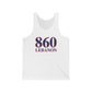 860 Preston Red White & Blue Unisex Jersey Tank Top