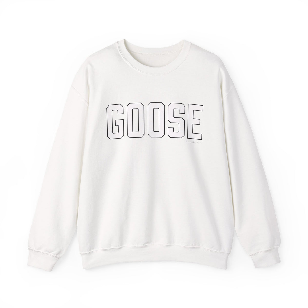 Goose Zip Code White & Black Unisex Heavy Blend™ Crewneck Sweatshirt