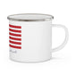 Windsor Connecticut Flag Enamel Camping Mug
