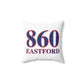 860 Eastford Red, White & Blue Spun Polyester Square Pillow