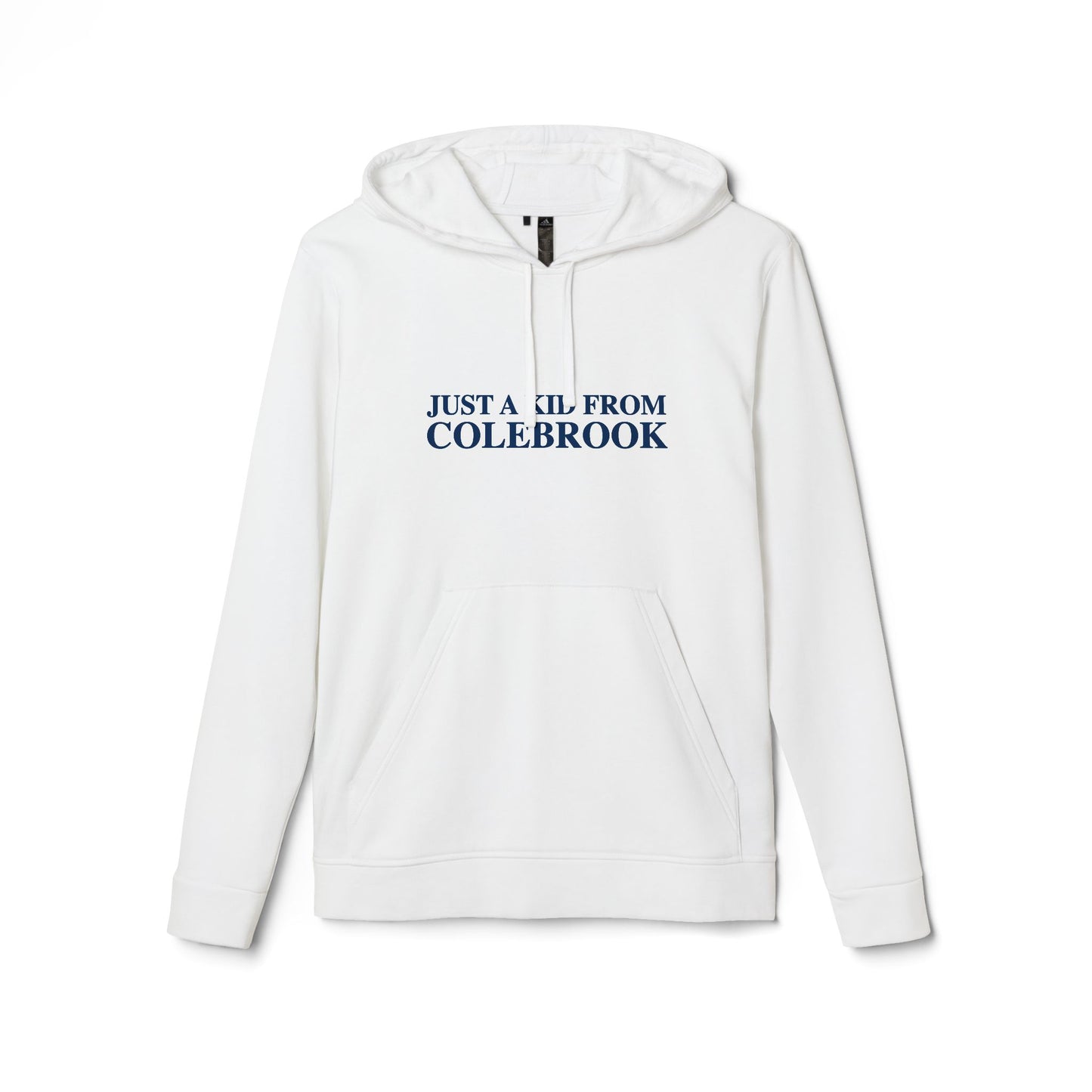 Just a kid from Colebrook adidas Unisex Fleece Hoodie