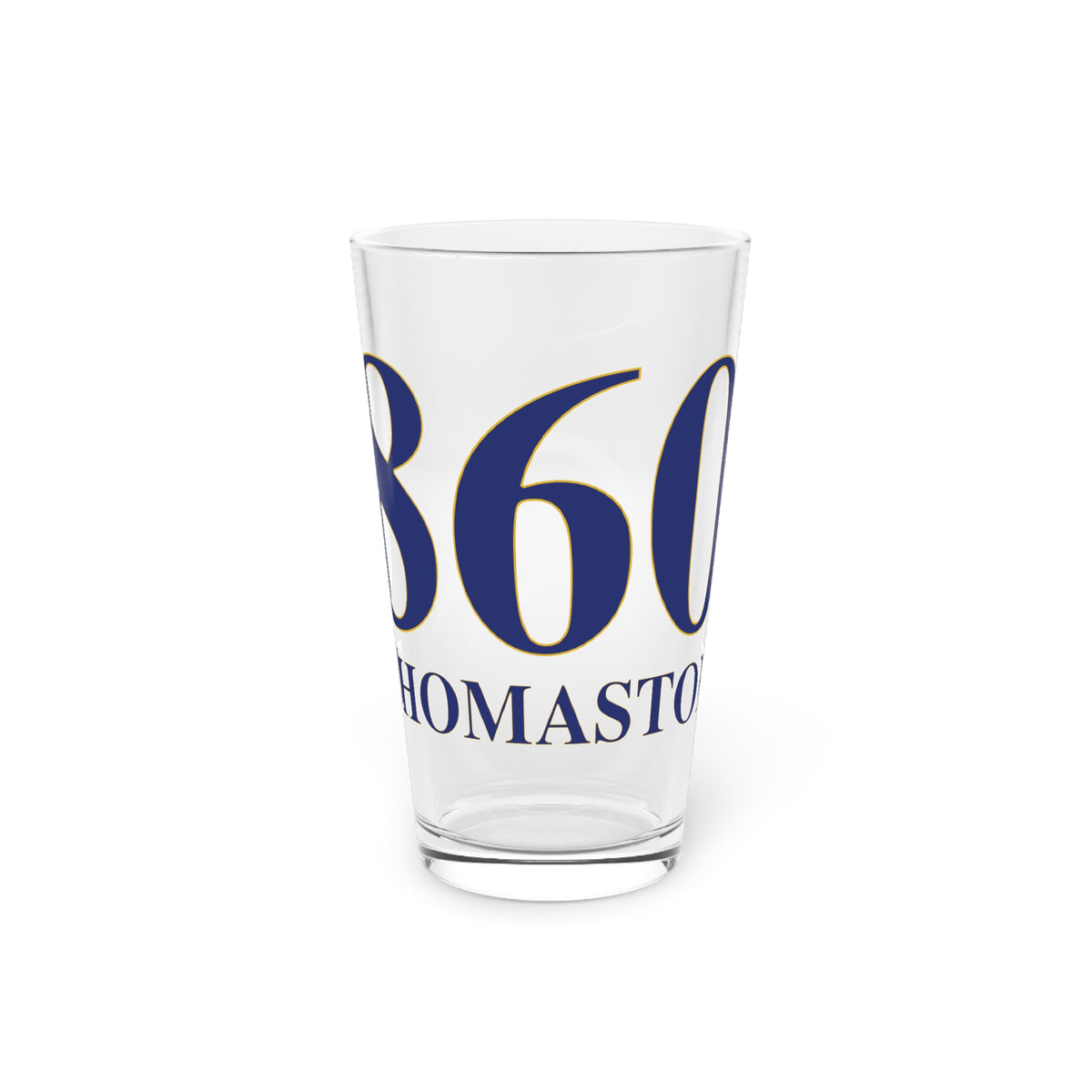 860 Thomaston Pint Glass, 16oz