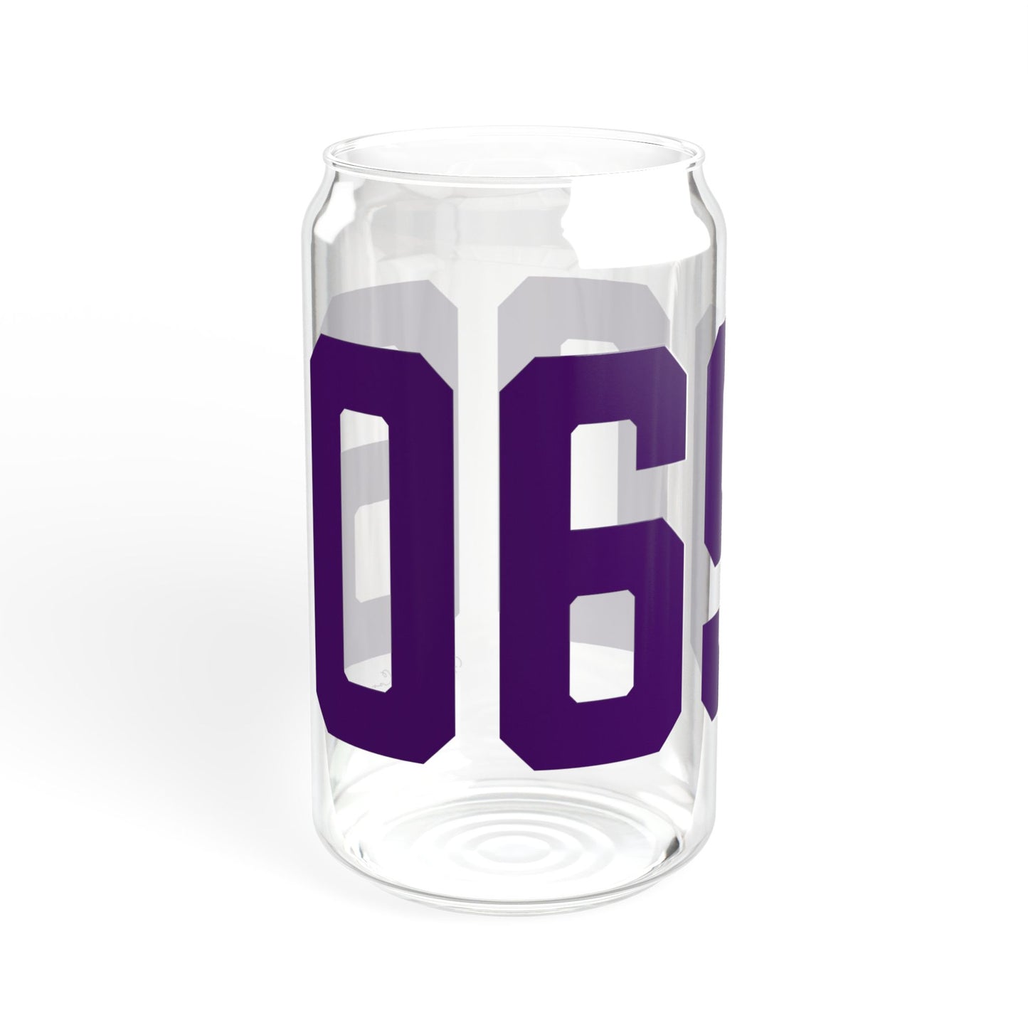 06906 Stamford Connecticut Zip Code Sipper Glass, 16oz