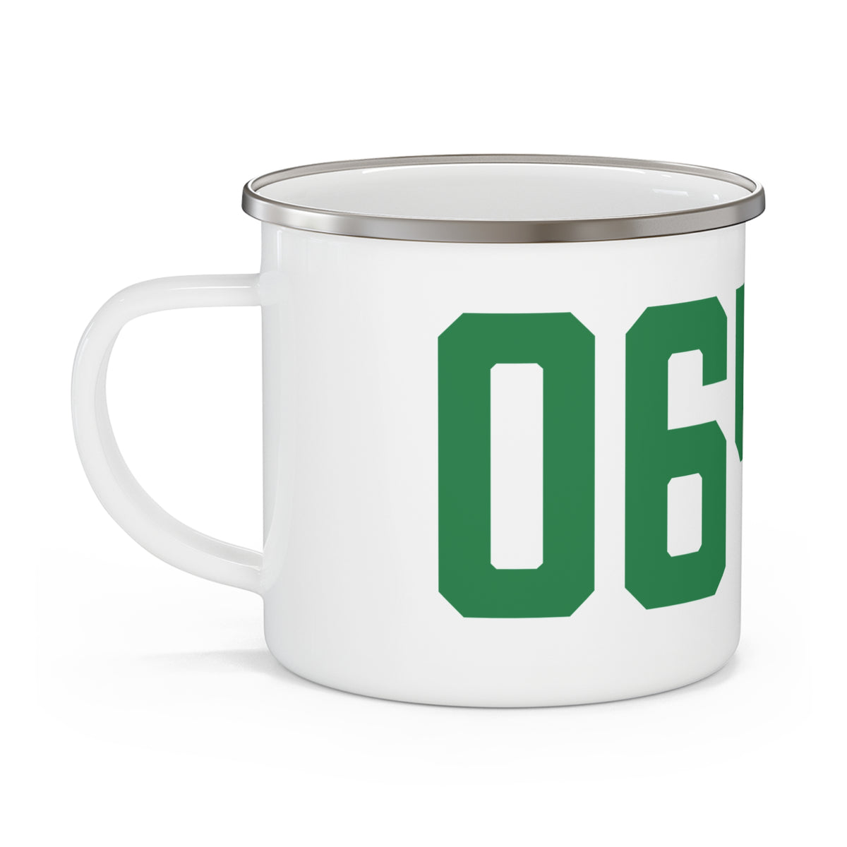 06437 Guilford Connecticut Zip Code Enamel Camping Mug
