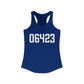 06423 East Haddam CT Zip Code Women's Ideal Racerback Tank Top