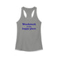 Woodstock is My Happy Place  Women's Ideal Racerback Tank Top