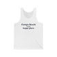 Compo Beach Is My Happy Place Unisex Jersey Tank Top