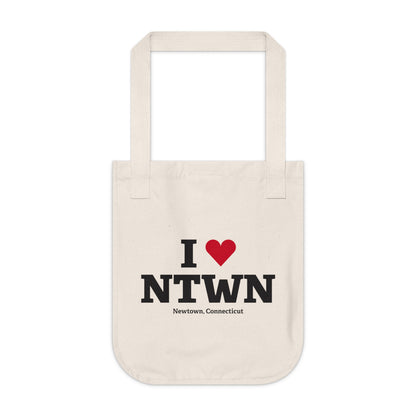 I Heart NTWN Organic Canvas Tote Bag