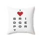 Bridgeport Vision Spun Polyester Square Pillow