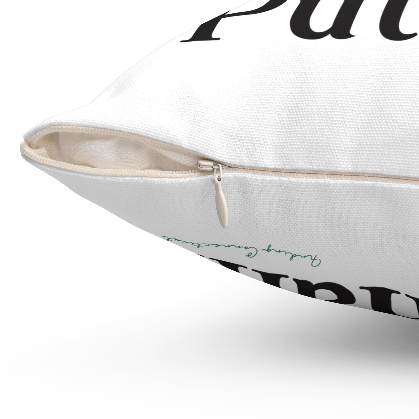 I Clover Putnam Spun Polyester Square Pillow