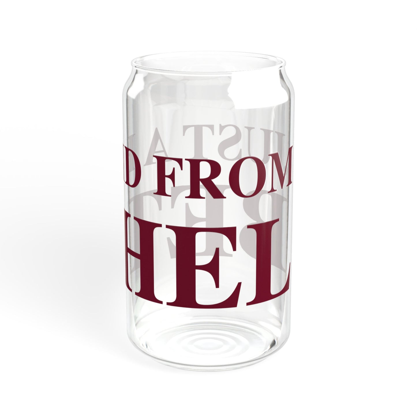 Just a kid from Bethel Sipper Glass, 16oz