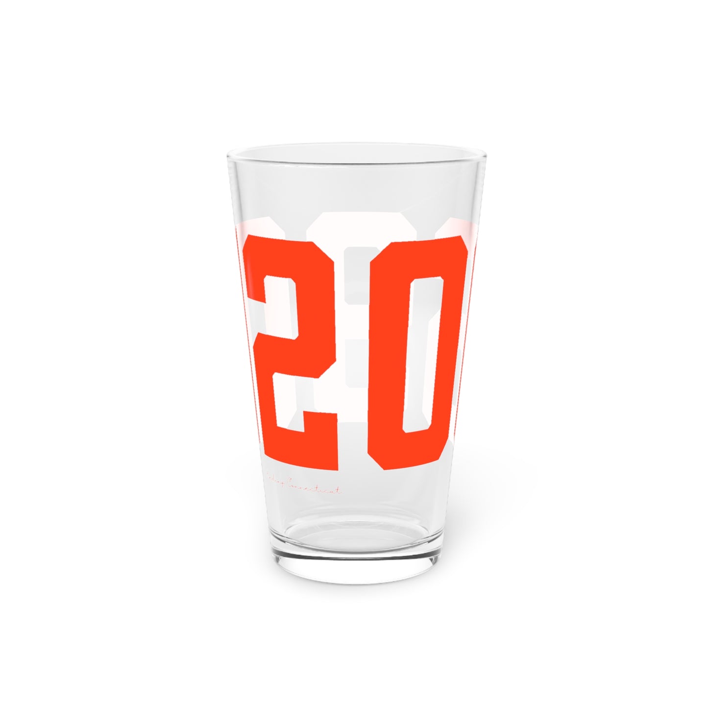 06902 Stamford Connecticut Zip Code Pint Glass, 16oz