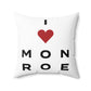 Monroe Vision Spun Polyester Square Pillow