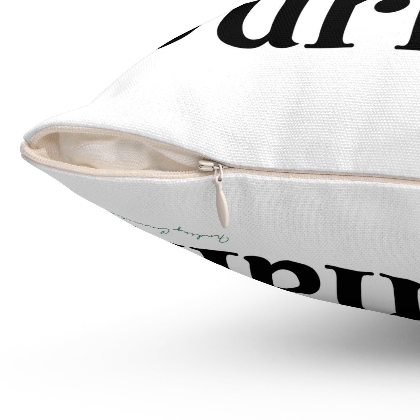 I Clover Durham Spun Polyester Square Pillow