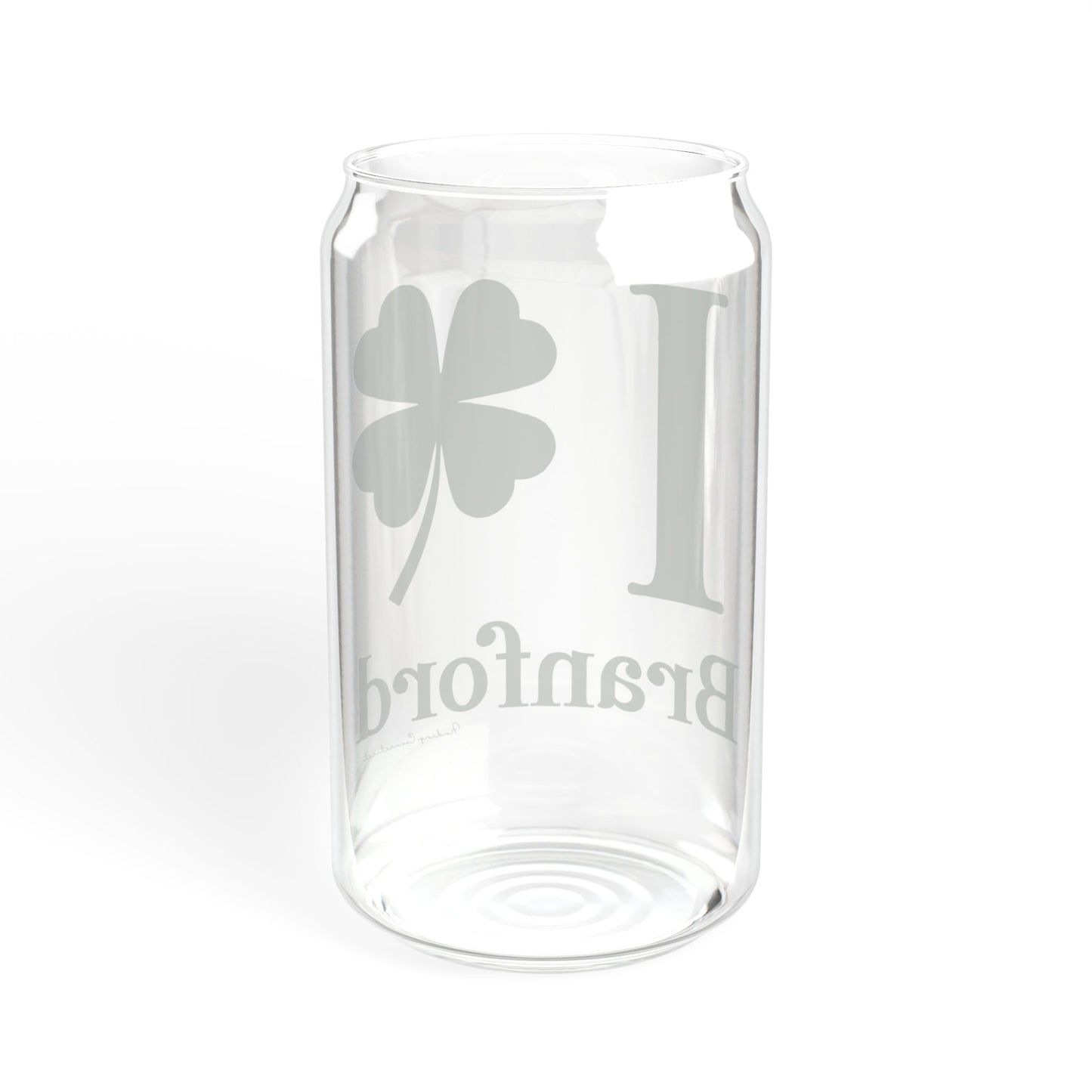 I Clover Branford Sipper Glass, 16oz