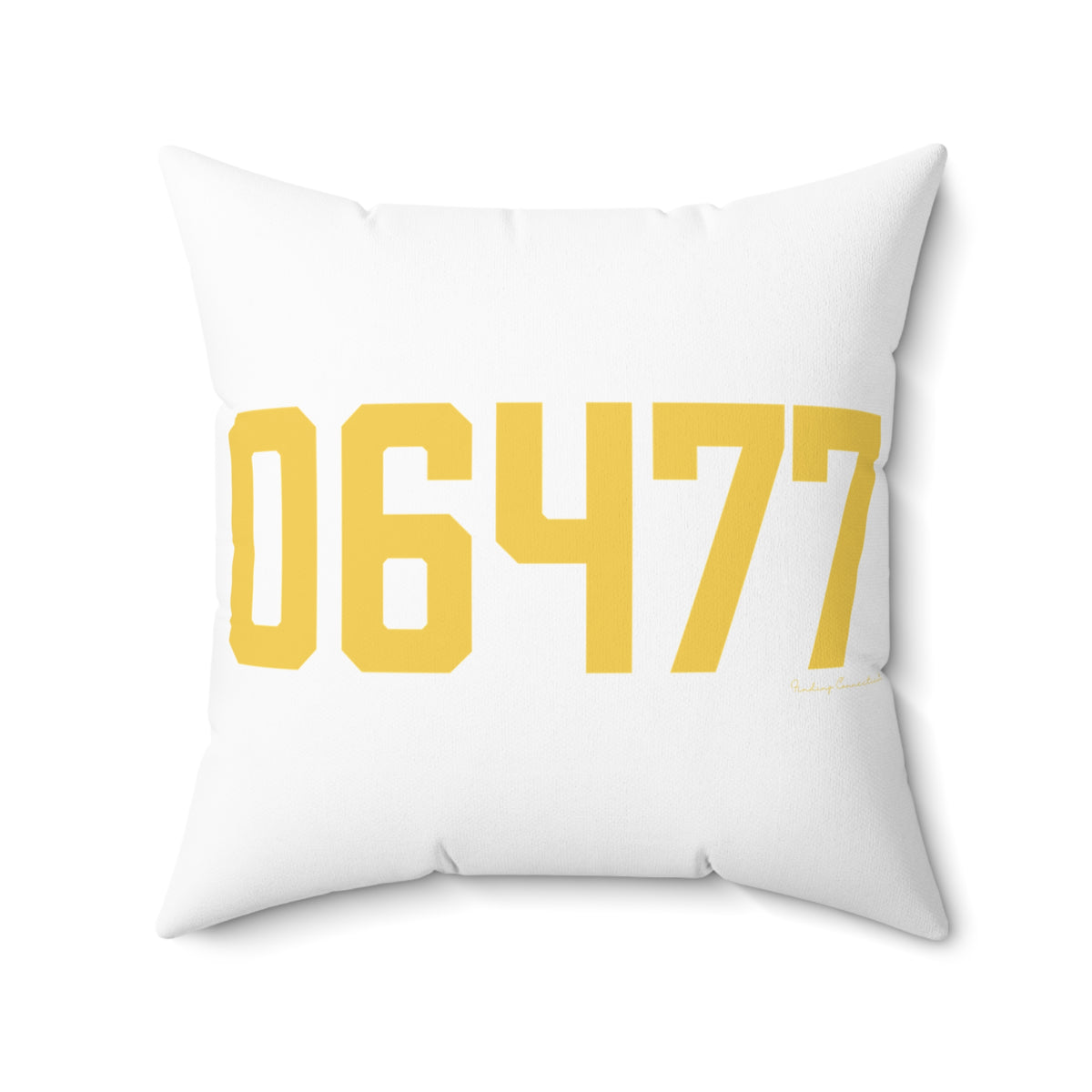 06477 Orange Connecticut  Zip Code Polyester Square Pillow