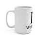 I Clover Wethersfield Mug 15oz