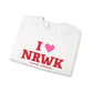 I Heart NRWK Unisex Heavy Blend™ Crewneck Sweatshirt