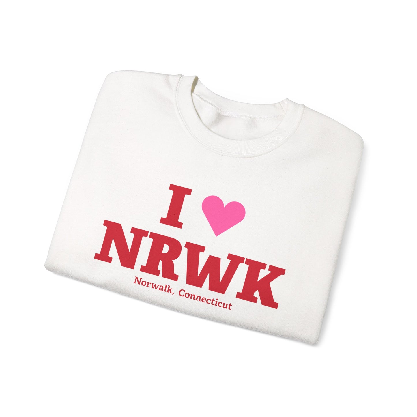 I Heart NRWK Unisex Heavy Blend™ Crewneck Sweatshirt