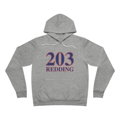 203 Redding Red White & Blue Unisex Sponge Fleece Pullover Hoodie