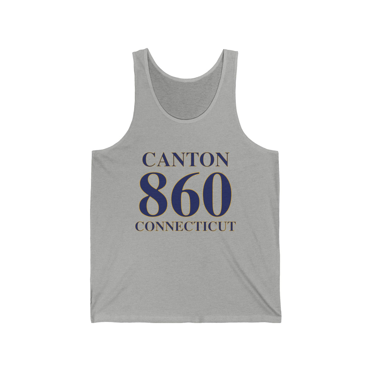 Canton 860 Connecticut Unisex Jersey Tank Top