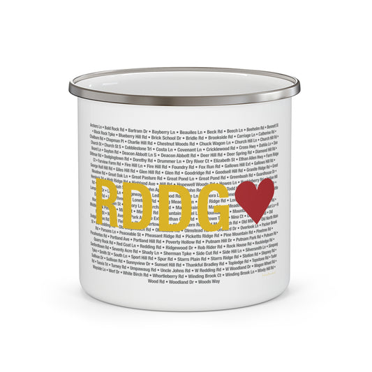 Redding Love  Enamel Camping Mug
