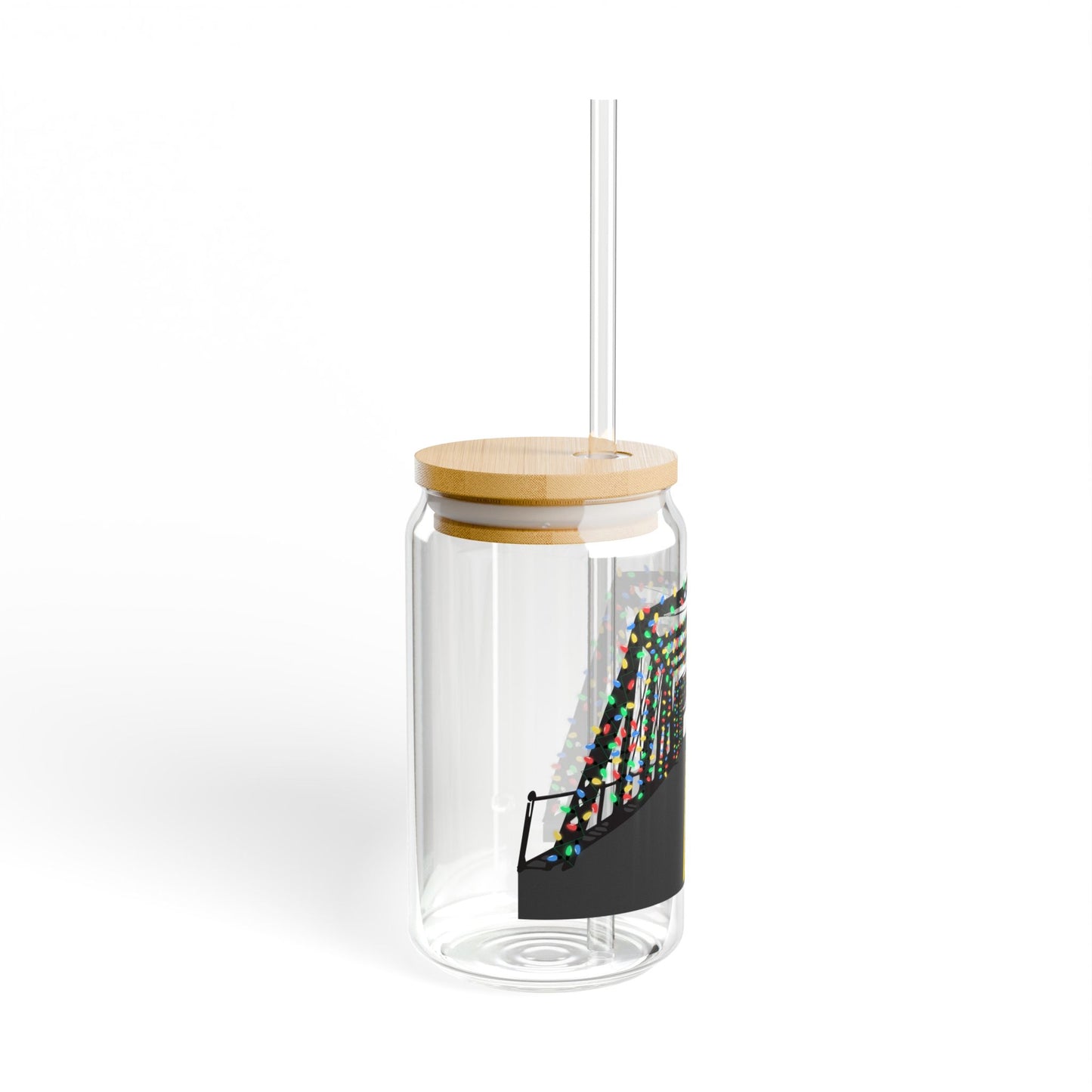 Saugatuck Bridge Lights Sipper Glass, 16oz