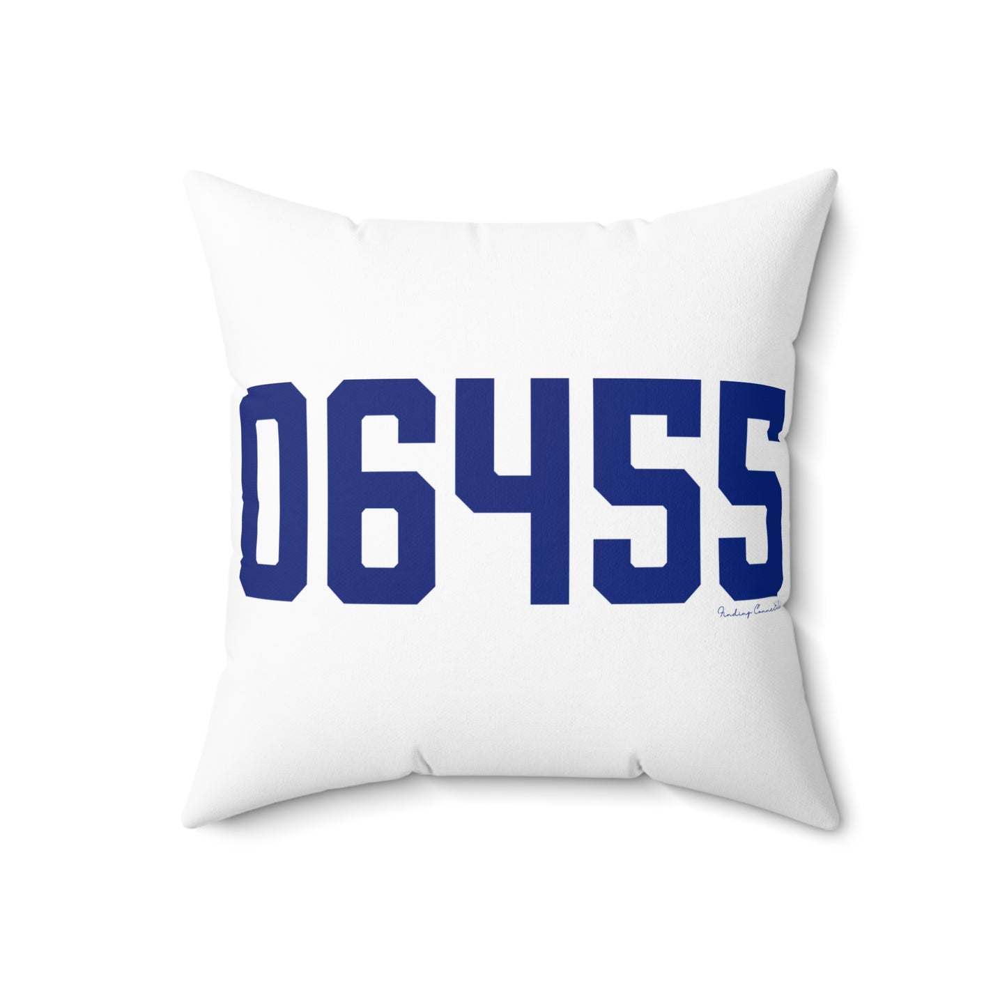 06455 Middlefield Connecticut Zip Code Spun Polyester Square Pillow