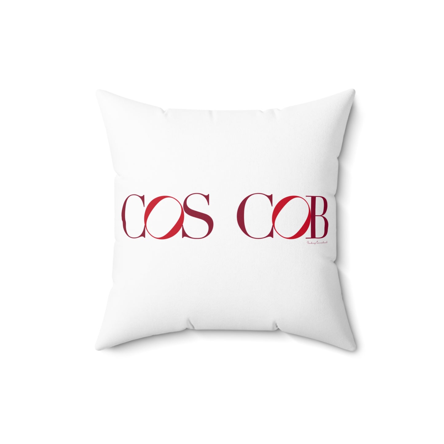 41 Tilt Cos Cob Spun Polyester Square Pillow