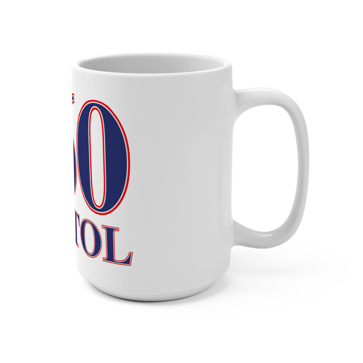 860 Bristol Red, White & Blue Mug 15oz