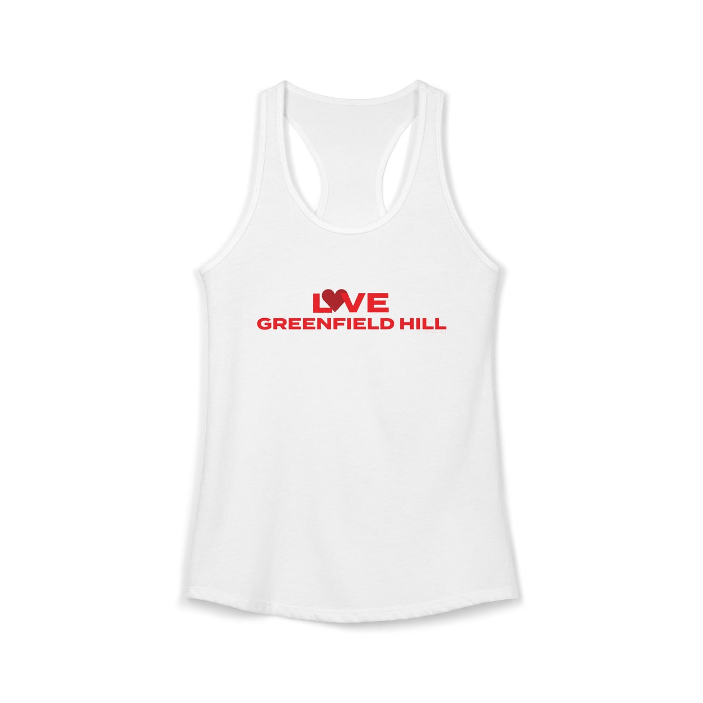 Love Greenfield Hill Women's Ideal Racerback Tank Top