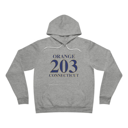 Orange 203 Connecticut Unisex Sponge Fleece Pullover Hoodie