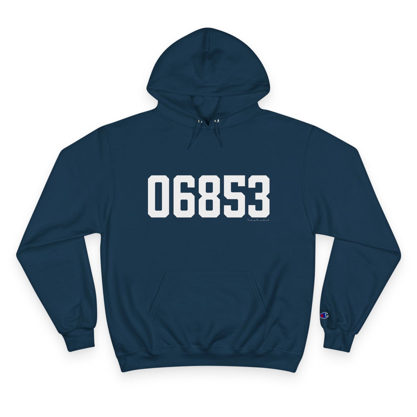 06853 Norwalk CT Zip Code Champion Hoodie Sweatshirt