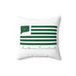 New Haven Connecticut St. Patrick’s Day Flag Spun Polyester Square Pillow