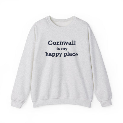 Cornwall is My Happy Place Unisex Heavy Blend™ Crewneck Sweatshirt