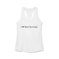 I Heart West Norwalk. Women's Ideal Racerback Tank Top