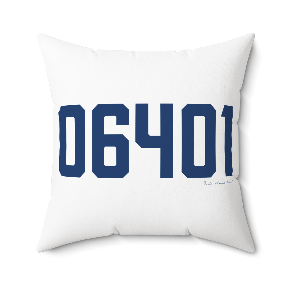06401 Ansonia Connecticut Zip Code Polyester Square Pillow