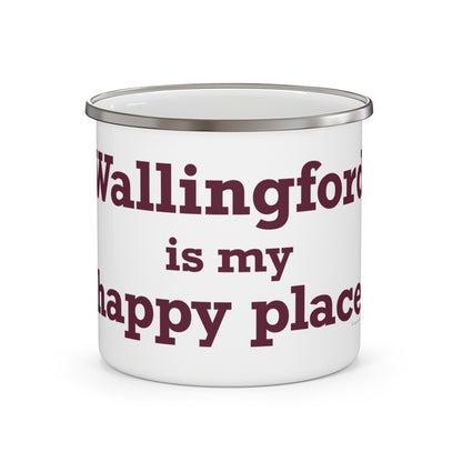 Wallingford is My Happy Place Enamel Camping Mug